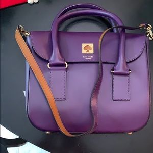NWT purple Kate Spade leather purse.